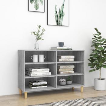 ARDEBO.de - Sideboard Grau Sonoma 103,5x35x70 cm Holzwerkstoff