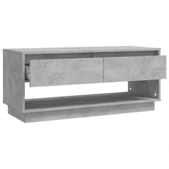 TV-Schrank Betongrau 102x41x44 cm Holzwerkstoff