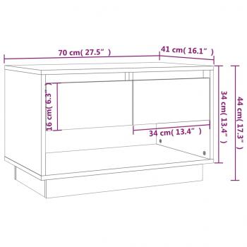 TV-Schrank Betongrau 70x41x44 cm Holzwerkstoff