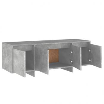 TV-Schrank Betongrau 120x30x40,5 cm Holzwerkstoff