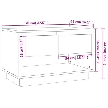 TV-Schrank Grau Sonoma 70x41x44 cm Holzwerkstoff