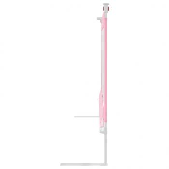 Kleinkind-Bettschutzgitter Rosa 140x25 cm Stoff