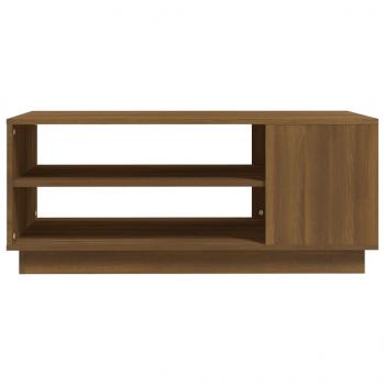 Couchtisch Braun Eichen-Optik 102x55x43 cm Holzwerkstoff