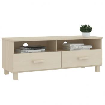 TV-Schrank HAMAR Honigbraun 106x40x40 cm Massivholz Kiefer