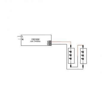 Brumberg LED-Konverter 350 mA schaltbar, 1-21W (17621000)