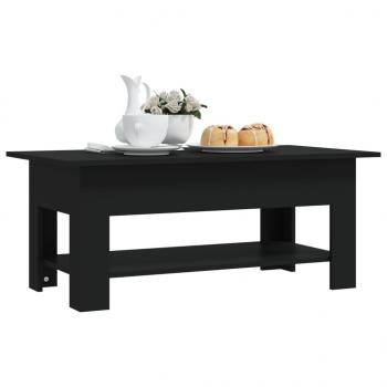 Couchtisch Schwarz 102x55x42 cm Holzwerkstoff