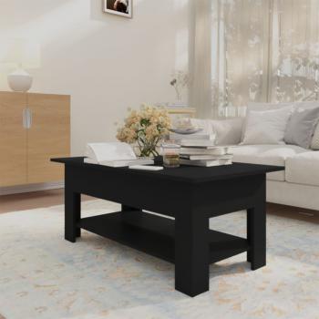 Couchtisch Schwarz 102x55x42 cm Holzwerkstoff