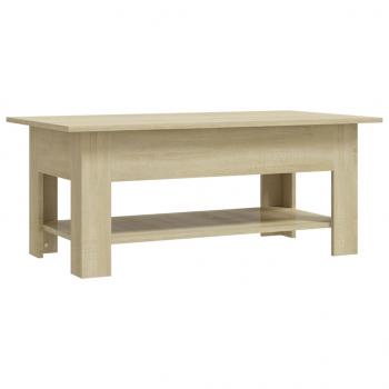 Couchtisch Sonoma-Eiche 102x55x42 cm Holzwerkstoff