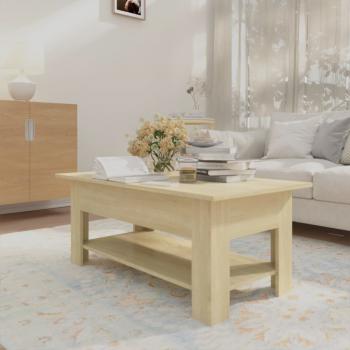 Couchtisch Sonoma-Eiche 102x55x42 cm Holzwerkstoff