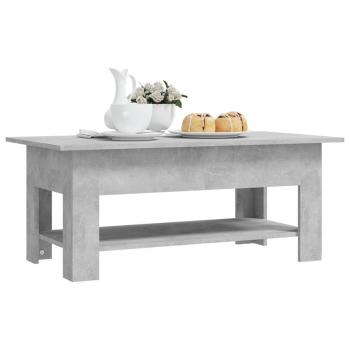 Couchtisch Betongrau 102x55x42 cm Holzwerkstoff