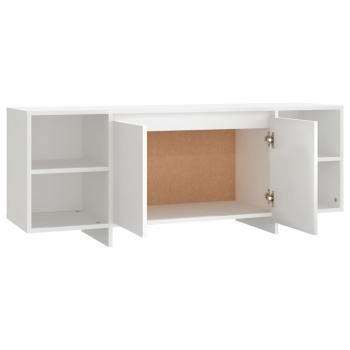 TV-Schrank Weiß 130x35x50 cm Holzwerkstoff