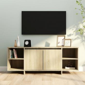 ARDEBO.de - TV-Schrank Sonoma-Eiche 130x35x50 cm Holzwerkstoff