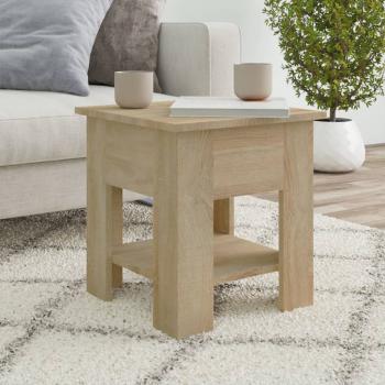 ARDEBO.de - Couchtisch Sonoma-Eiche 40x40x42 cm Holzwerkstoff