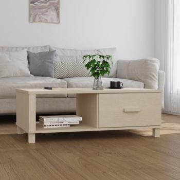 ARDEBO.de - Sideboard HAMAR Honigbraun 100x55x35 cm Massivholz Kiefer