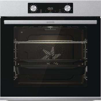 ARDEBO.de Gorenje BPS6737E14X EEK: A+ Einbaubackofen, Nischenhöhe 60cm, 77L, Pyrolyse, PerfectGrill, ExtraSteam, AirFry, Edelstahl Anti-Fingerprint