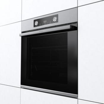 Gorenje BPS6737E14X EEK: A+ Einbaubackofen, Nischenhöhe 60cm, 77L, Pyrolyse, PerfectGrill, ExtraSteam, AirFry, Edelstahl Anti-Fingerprint