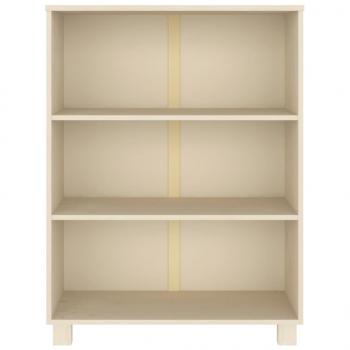 Bücherschrank HAMAR Honigbraun 85x35x112 cm Massivholz Kiefer