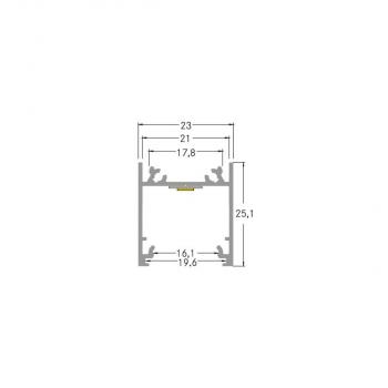 Brumberg P06-20 Anbauprofil alu eloxiert (53603260)