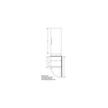 Bosch GSN51AWCV Serie 6 Stand Gefrierschrank, 70cm breit, 290l, NoFrost, VarioZone, Ice-Twister, weiß