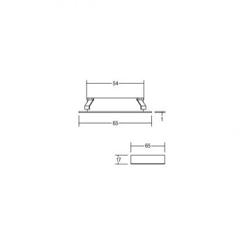 Brumberg LED-Einbaudownlight inkl. optionalem Anbaugehäuse, 3,3W, 195lm, 3000K, weiß (12078073)