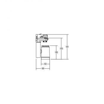 Brumberg LED-Schienenstrahler, 12W, 840lm, 3000K, weiß (12013073)