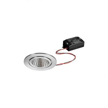 ARDEBO.de Brumberg BB15 LED-Einbaudownlightset V4A IP54 schaltbar, 6W, 680lm, 3000K, edelstahl (38375423)