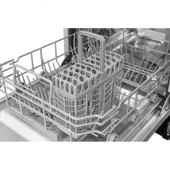 Exquisit EGSP9309-EF-030E Teilintegrierter Geschirrspüler, 45 cm breit, 9 Maßgedecke, Power+, 7 Programme, ECO, Startzeitvorwahl, Edelstahl