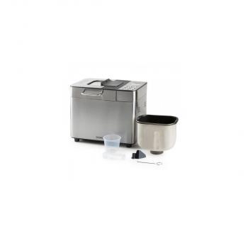 DOMO B3971 Brotbackautomat, 500W, Warmhaltefunktion, Timer, Spender für Nüsse/Früchte, Bräunungseinstellung, 18 Backprogramme, Edelstahl