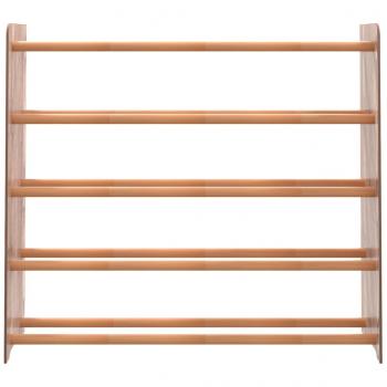 Schuhregal Braun 90x24x81 cm Holzwerkstoff