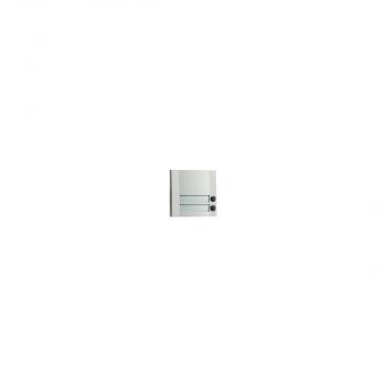 ARDEBO.de Grothe Domolux DUO WS/SW Klingeltaster, 90x90x18,5mm, Weiß/Schwarz (51203)