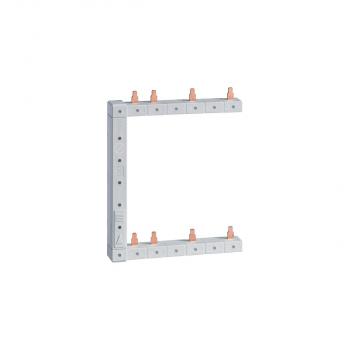 ARDEBO.de Hager KCF563R Phasenschiene, senkrecht, 63A, rechts, L1N-L2N-L3N zu L1N-L2N-L3N, 125mm, 2-reihig