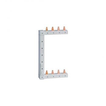 ARDEBO.de Hager KCF663S Phasenschiene, senkrecht, 63A, links/rechts (sym.), L1L2L3N zu L1L2L3N, 125mm, 2-reihig