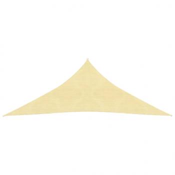 Sonnensegel 160 g/m² Beige 4x4x4 m HDPE