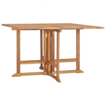 ARDEBO.de - Garten-Esstisch Klappbar 110x110x75 cm Massivholz Teak