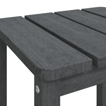 Garten Adirondack-Tisch Anthrazit 38x38x46 cm HDPE