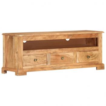 ARDEBO.de - TV-Schrank Massivholz Akazie 110x30x40 cm Braun