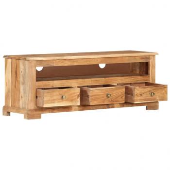 TV-Schrank Massivholz Akazie 110x30x40 cm Braun