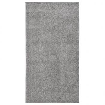 ARDEBO.de - Teppich Kurzflor 80x150 cm Grau