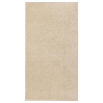 ARDEBO.de - Teppich Kurzflor 80x150 cm Beige