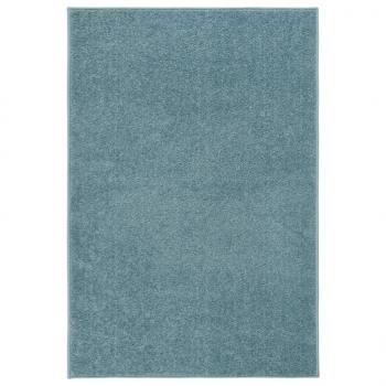 ARDEBO.de - Teppich Kurzflor 160x230 cm Blau