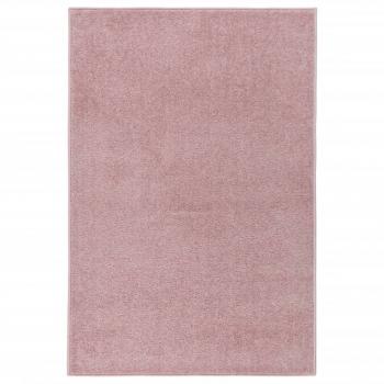 ARDEBO.de - Teppich Kurzflor 160x230 cm Rosa