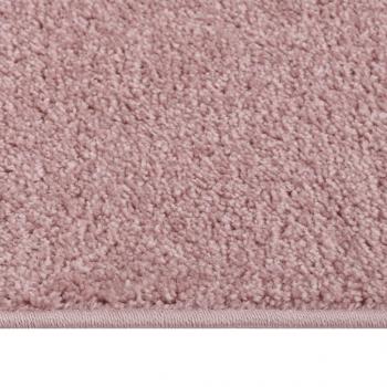 Teppich Kurzflor 160x230 cm Rosa