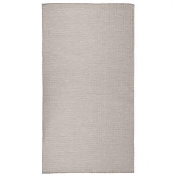 ARDEBO.de - Outdoor-Teppich Flachgewebe 80x150 cm Taupe