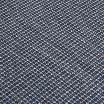 Outdoor-Teppich Flachgewebe 160x230 cm Blau