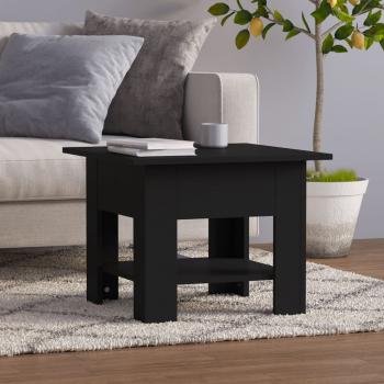 ARDEBO.de - Couchtisch Schwarz 55x55x42 cm Holzwerkstoff