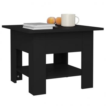 Couchtisch Schwarz 55x55x42 cm Holzwerkstoff