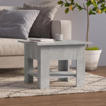 ARDEBO.de - Couchtisch Betongrau 55x55x42 cm Holzwerkstoff