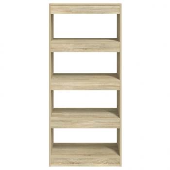 Bücherregal/Raumteiler Sonoma-Eiche 60x30x135 cm Holzwerkstoff