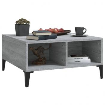 Couchtisch Grau Sonoma 60x60x30 cm Holzwerkstoff