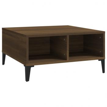 Couchtisch Braun Eichen-Optik 60x60x30 cm Holzwerkstoff